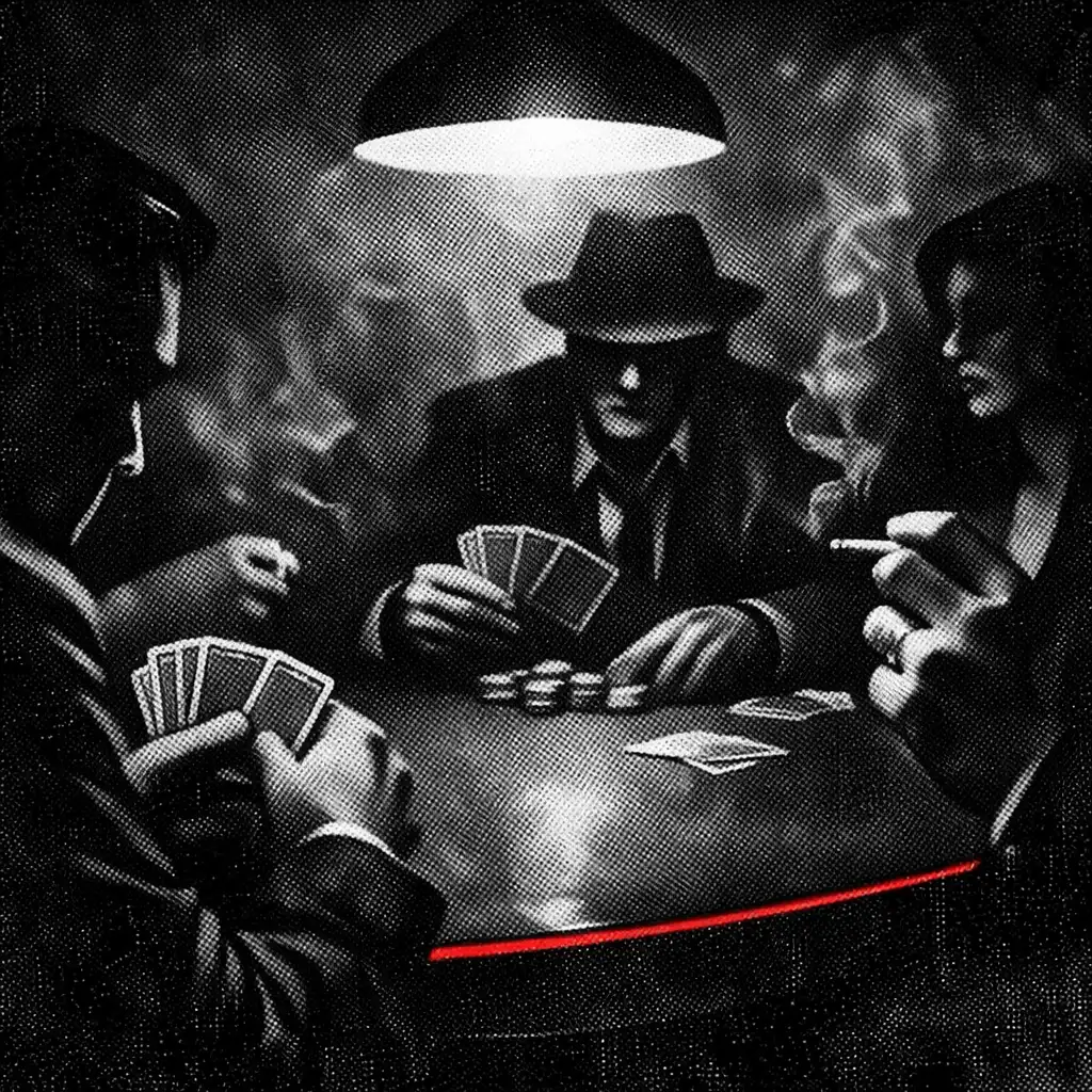 Noir póker est