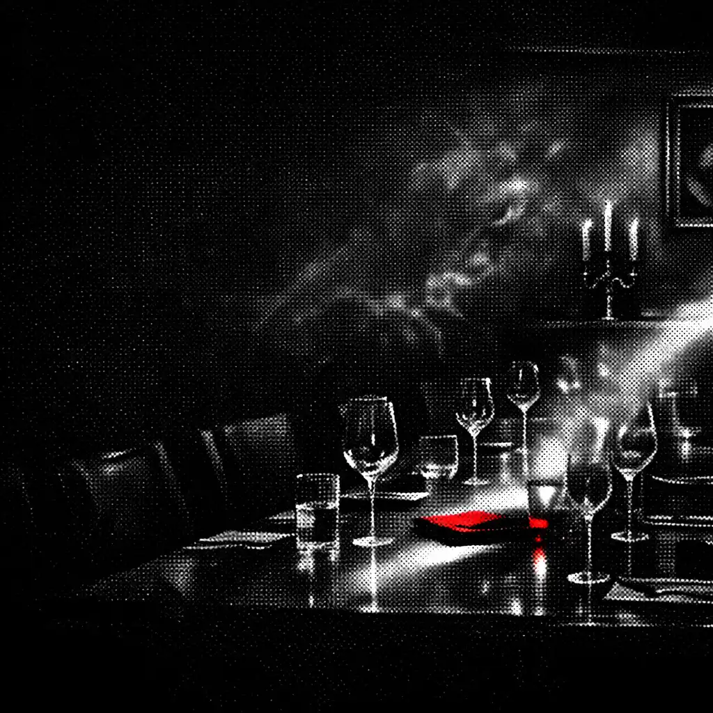 Privát noir vacsora hangulat